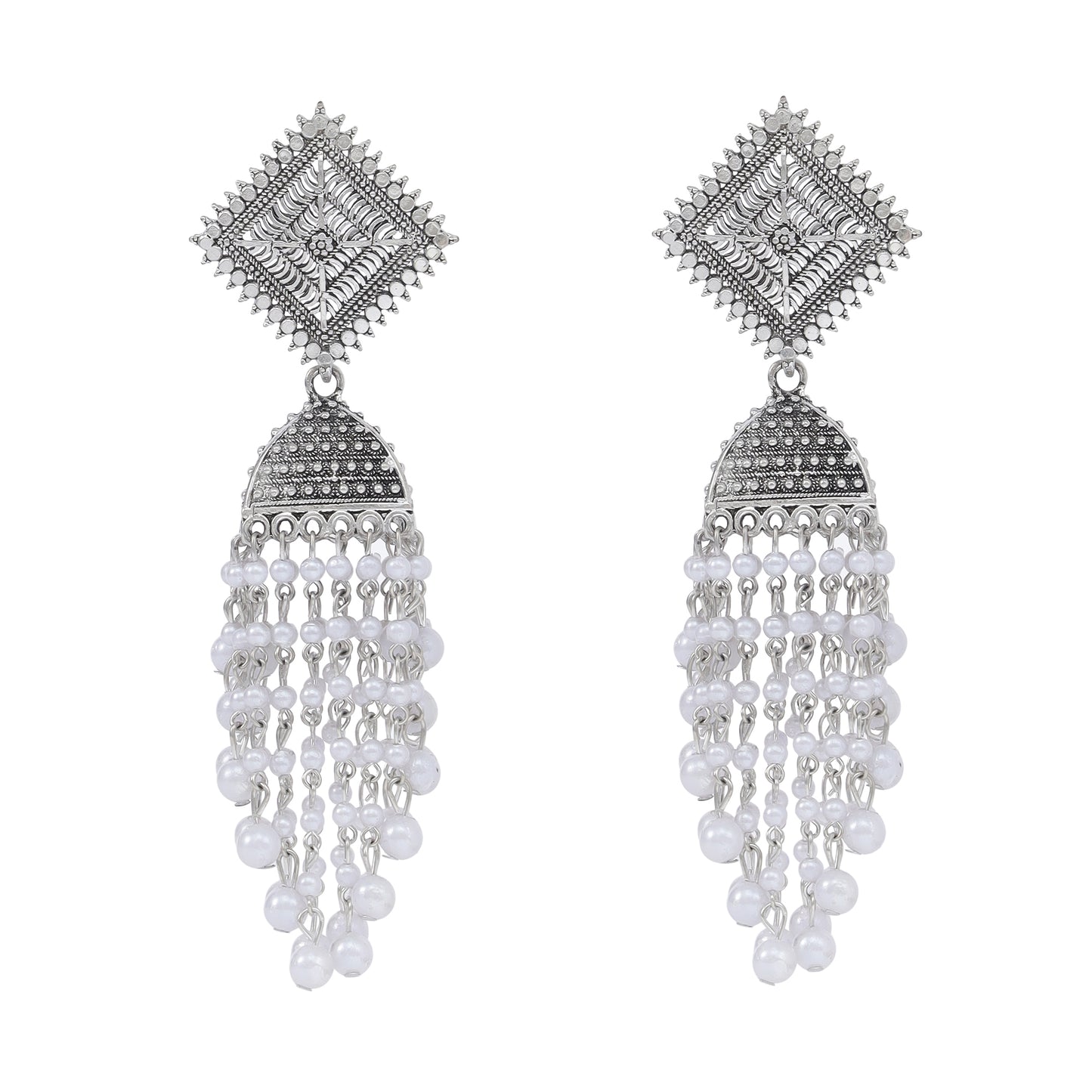 Pearl Afghani Jhumka