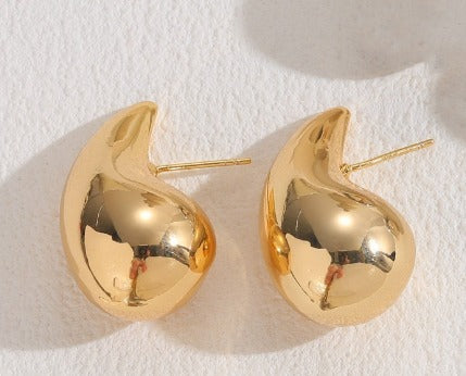 Gold Teardrop Earrings