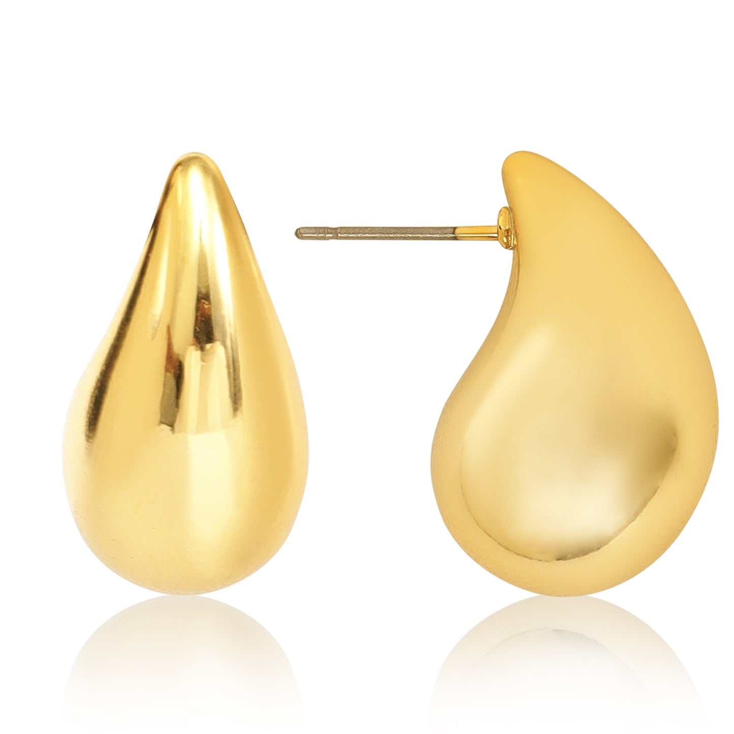 Gold Teardrop Earrings