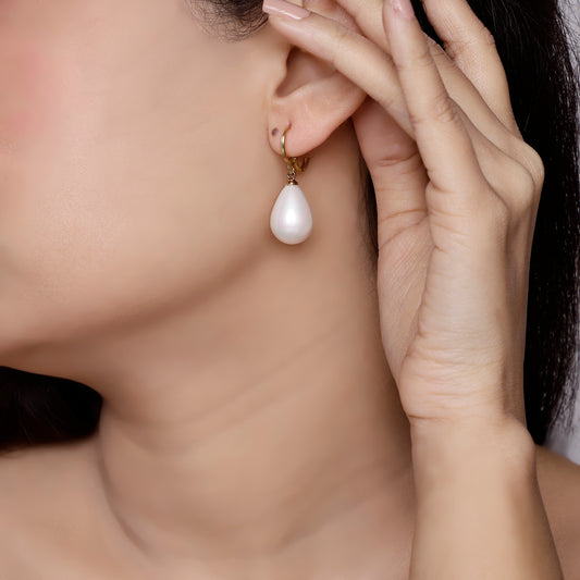 Beaded Pearl Earrings